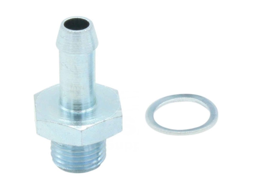 Hose tail for CAV Fuel filter Pipe fitting straight connector barb 1/2" UNF x 8mm Hose